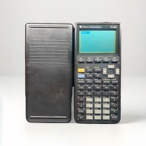 Vintage Texas Instruments TI-85 Graphing Calculator 90s STEM Engineering‎ Case